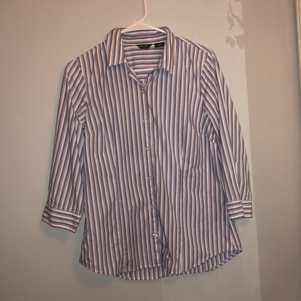 Eddie Bauer striped button up shirt